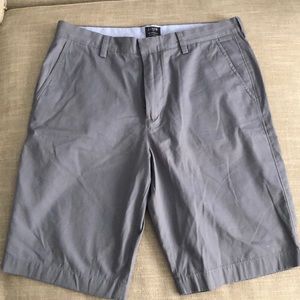 Mens jcrew factory 11” rivington shorts grey, 33w